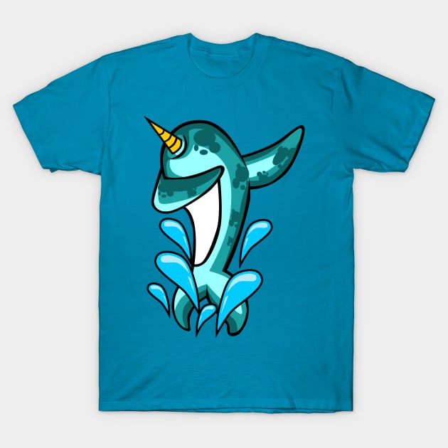 Dabbing Narwhal T-Shirt by teevisionshop